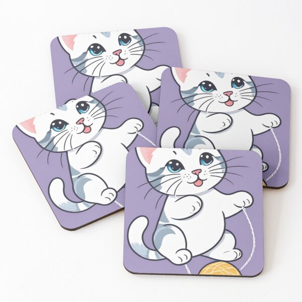 Item preview, Illustration - Adorable Kitten, Cartoon Style for Children designed and sold by World-Pets.