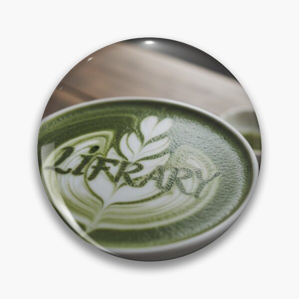 Item preview, Lifrary Matcha Green Tea Latte Café Aesthetic Typography Design T-Shirt designed and sold by lifrary365.