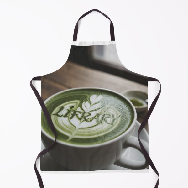 Item preview, Lifrary Matcha Green Tea Latte Café Aesthetic Typography Design T-Shirt designed and sold by lifrary365.