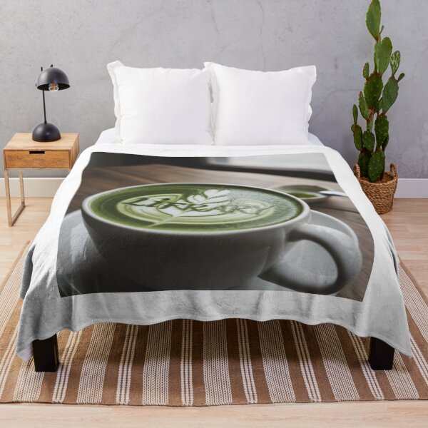 Item preview, Lifrary Matcha Green Tea Latte Café Aesthetic Typography Design T-Shirt designed and sold by lifrary365.