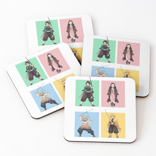 Item preview, Four-Color Squad Grid designed and sold by PRINTATSTUDIO.