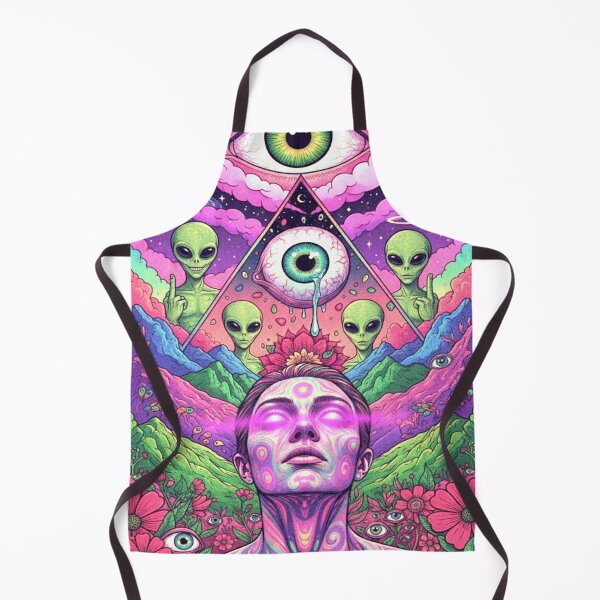 Item preview, Psychedelic Alien Awakening Third Eye Surreal Art designed and sold by psychedelic0.
