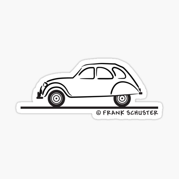 Citroën 2CV Sticker