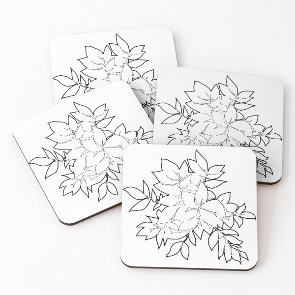 Item preview, Compound Leaf Bush Top-Down Landscape Graphic designed and sold by zanaxxer.