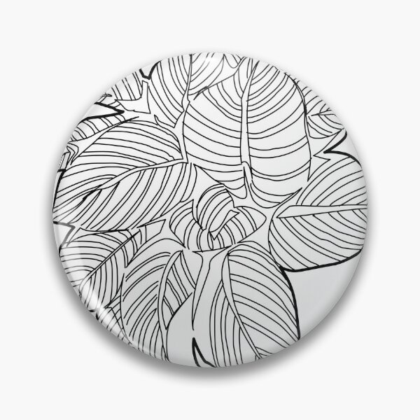Item preview, Calathea Style Broadleaf Shrub Plan View Contour designed and sold by zanaxxer.