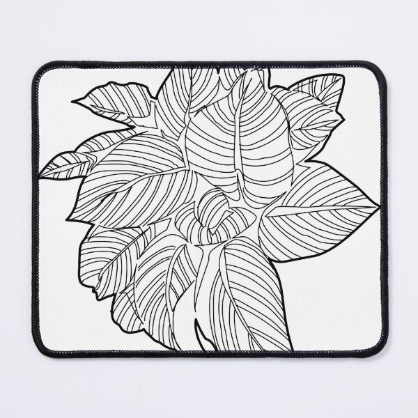 Item preview, Calathea Style Broadleaf Shrub Plan View Contour designed and sold by zanaxxer.