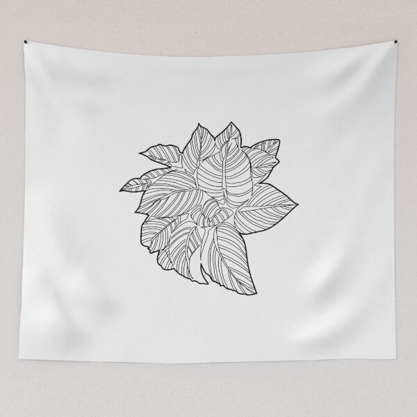 Item preview, Calathea Style Broadleaf Shrub Plan View Contour designed and sold by zanaxxer.