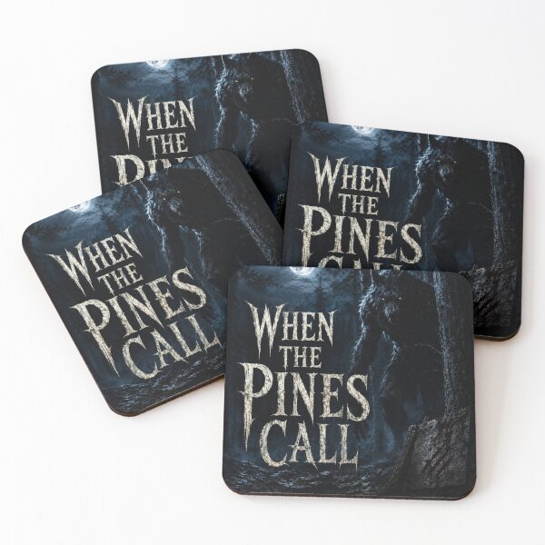 Item preview, When the Pines Call — Moonlit Dogman Horror designed and sold by PghArt.