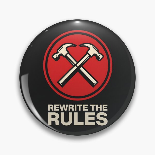 Item preview, Rewrite The Rules Minimalist Worker Graphic Punk Aesthetics designed and sold by SplashTastic.