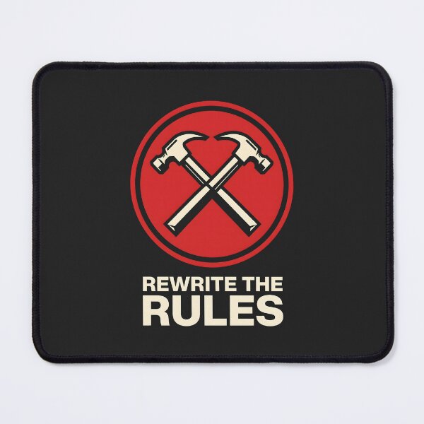Item preview, Rewrite The Rules Minimalist Worker Graphic Punk Aesthetics designed and sold by SplashTastic.