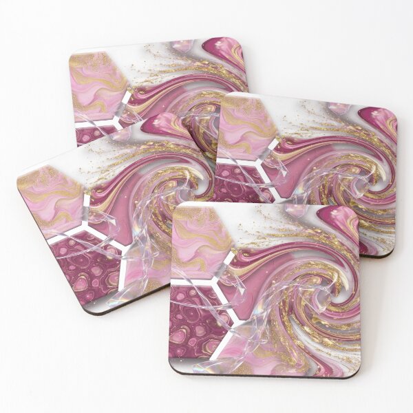 Item preview, ABSTRACT ART HONEYCOMB PATTERN FLORAL DESIGN v3 designed and sold by dazzlemakers.