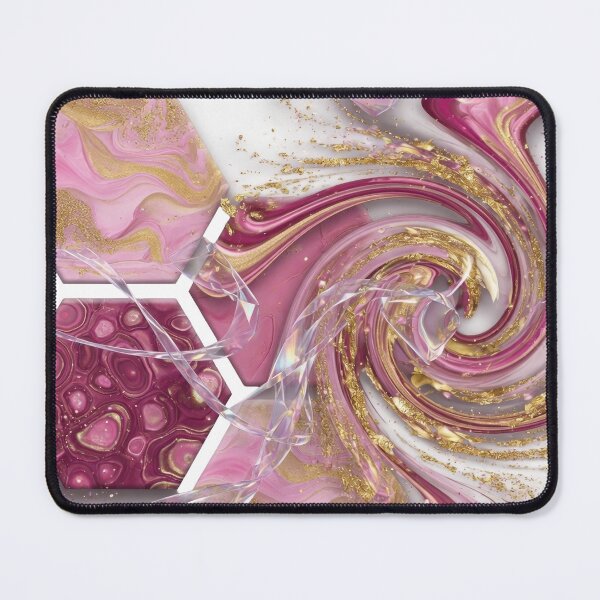 Item preview, ABSTRACT ART HONEYCOMB PATTERN FLORAL DESIGN v3 designed and sold by dazzlemakers.