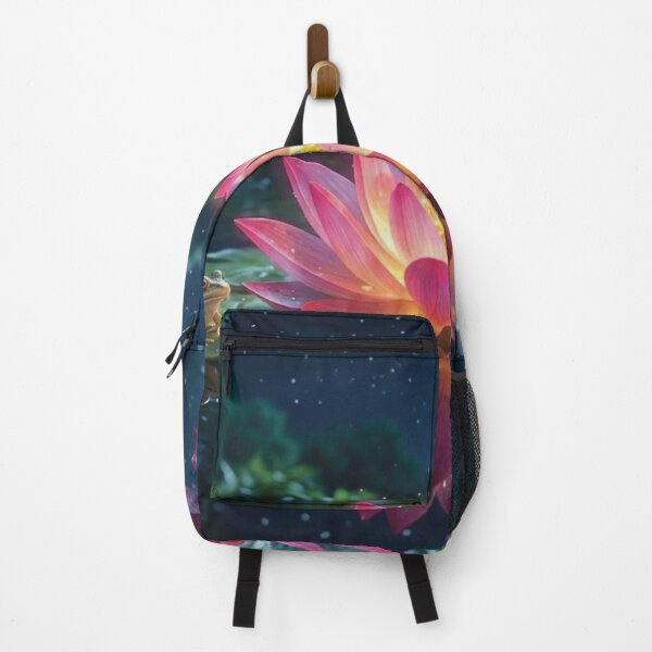 Item preview, Glowing Lotus Under Starry Sky designed and sold by Karen Persephone .