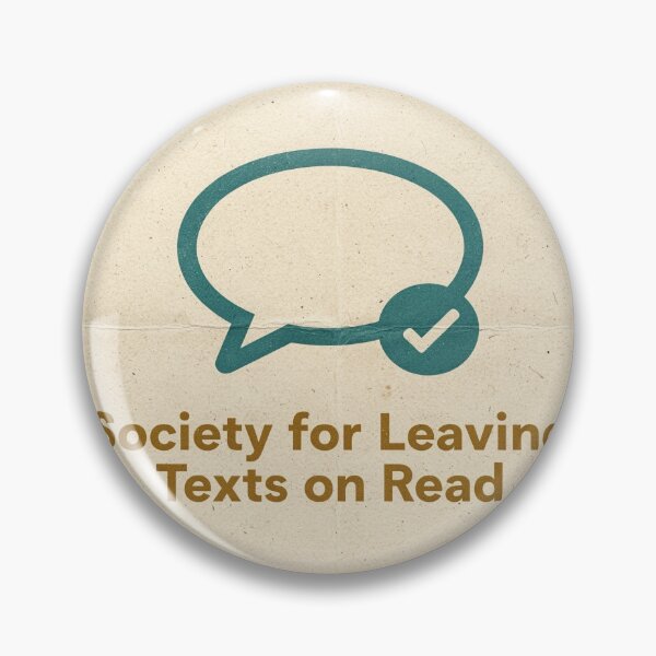 Item preview, Society for Leaving Texts on Read Retro Poster designed and sold by PictorialWhimsy.