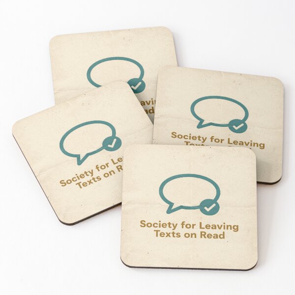 Item preview, Society for Leaving Texts on Read Retro Poster designed and sold by PictorialWhimsy.