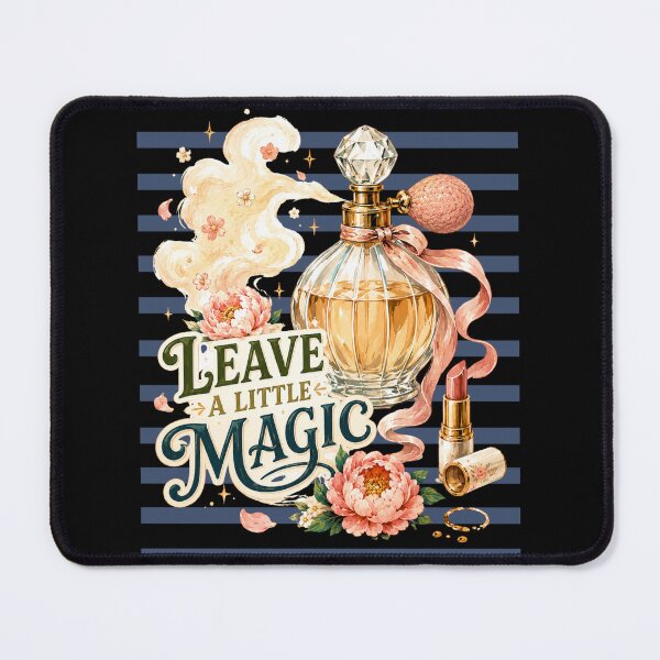 Item preview, Leave a Little Magic | Vintage Perfume Graphic T-Shirt | Feminine Self-Care Illustration designed and sold by UUniqueIImprint.