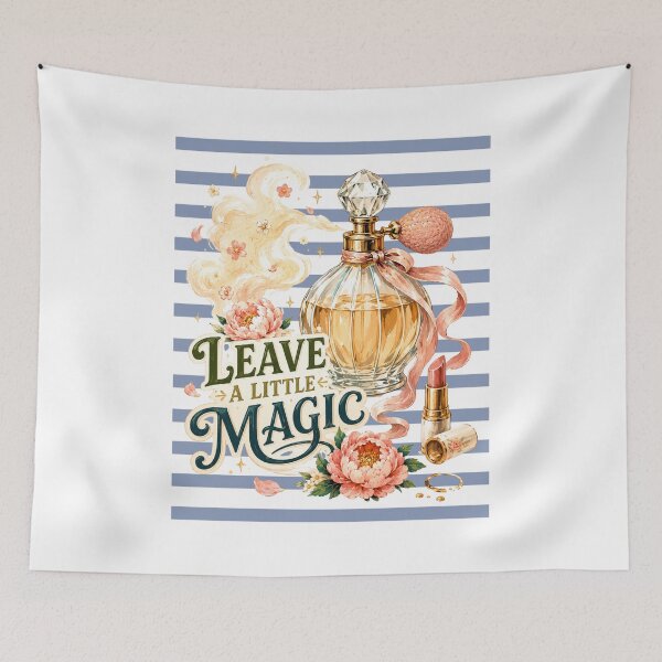 Item preview, Leave a Little Magic | Vintage Perfume Graphic T-Shirt | Feminine Self-Care Illustration designed and sold by UUniqueIImprint.