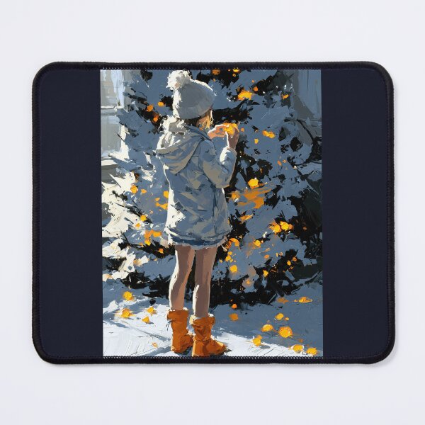 Item preview, A Cozy Winter Moment with the Glimmering Christmas Tree designed and sold by colorful-white.