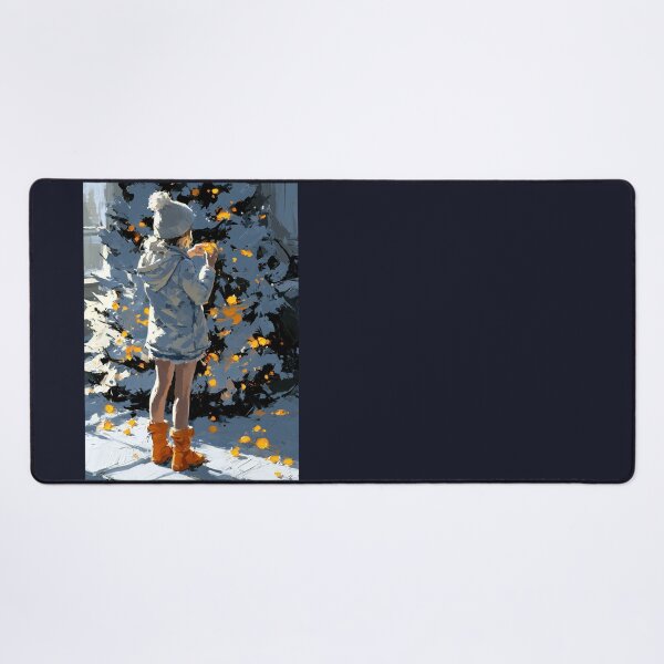 Item preview, A Cozy Winter Moment with the Glimmering Christmas Tree designed and sold by colorful-white.