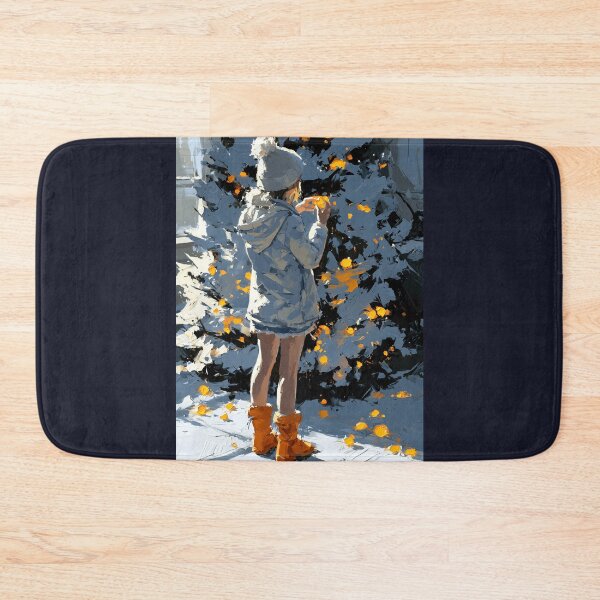Item preview, A Cozy Winter Moment with the Glimmering Christmas Tree designed and sold by colorful-white.