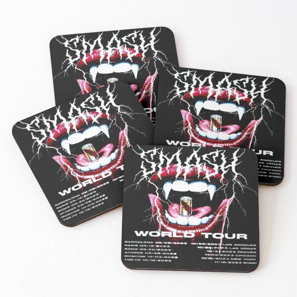 Item preview, SMASH World Tour Metal Tee  designed and sold by BaddieNz.
