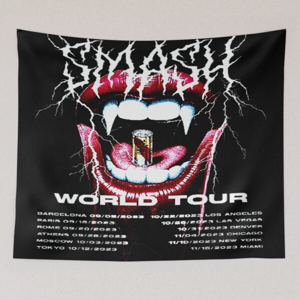 Item preview, SMASH World Tour Metal Tee  designed and sold by BaddieNz.