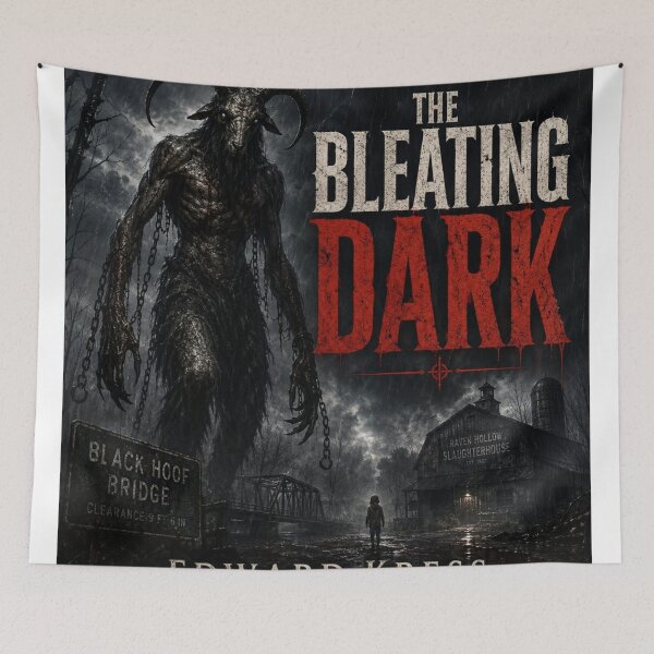 Item preview, The Bleating Dark — Horned Goat Demon Horror designed and sold by PghArt.