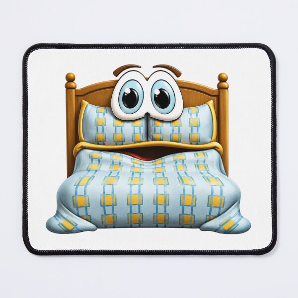 Item preview, Bed Blue Cartoon designed and sold by Scott Hayes.