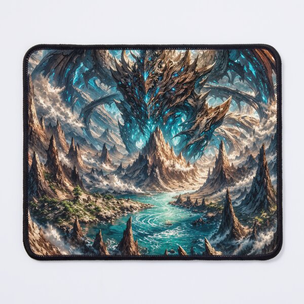 Item preview, Celestial World Dragon – Cosmic Planet Dragon Fantasy Landscape designed and sold by DrakariArt.