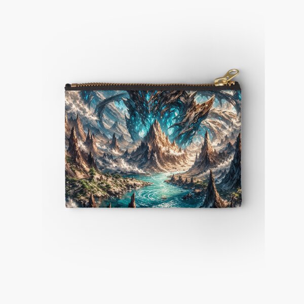 Item preview, Celestial World Dragon – Cosmic Planet Dragon Fantasy Landscape designed and sold by DrakariArt.