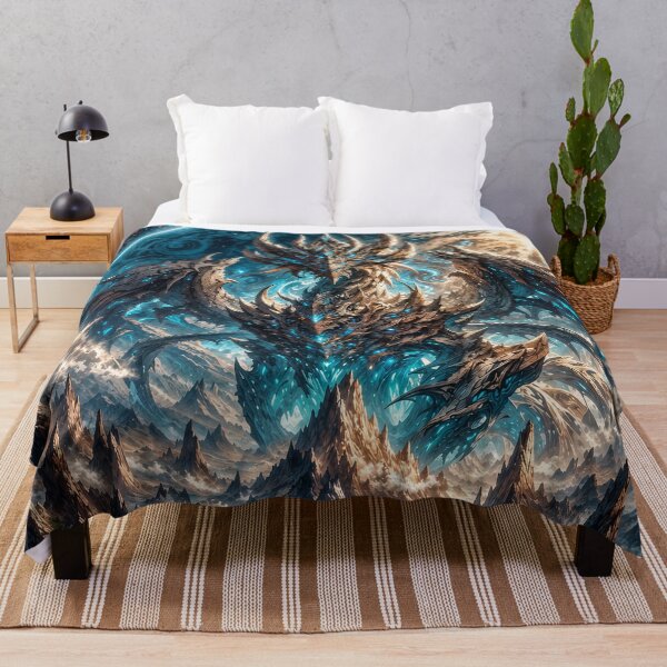 Item preview, Celestial World Dragon – Cosmic Planet Dragon Fantasy Landscape designed and sold by DrakariArt.