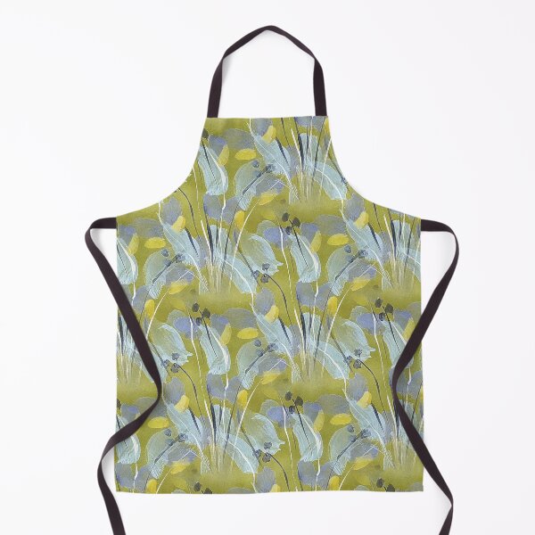 Item preview, Spring Painterly Garden Flowers on Yellow designed and sold by Artistestella.