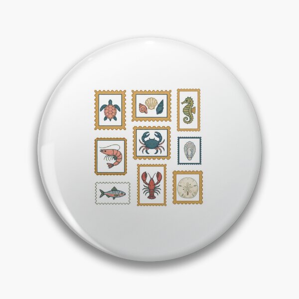 Item preview, Coastal Marine Life Pattern designed and sold by Colorful-Garden.
