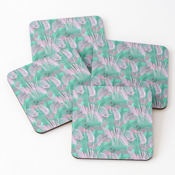 Item preview, Spring Painterly Garden Flowers on Green designed and sold by Artistestella.