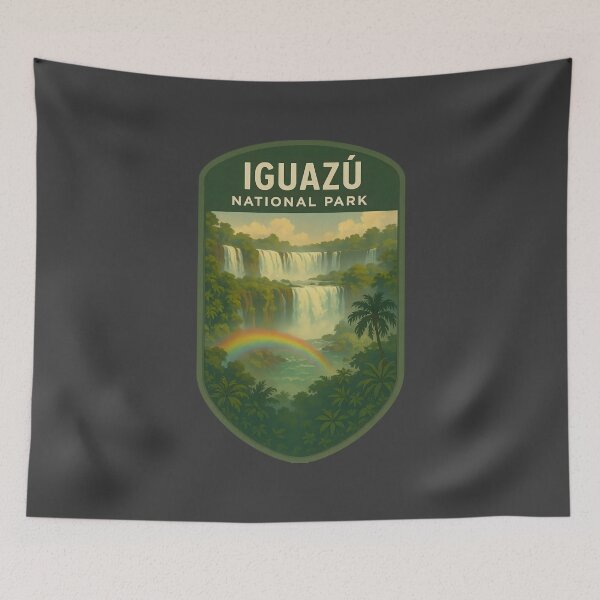 Item preview, Argentina National Parks Vintage Travel Prints: Iguazú  designed and sold by PinUpPizzazz.