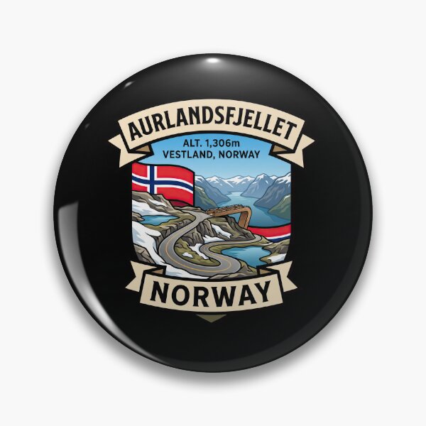 Artikelvorschau, Aurlandsfjellet Norwegische Bergstraße entworfen und verkauft von enzoade.