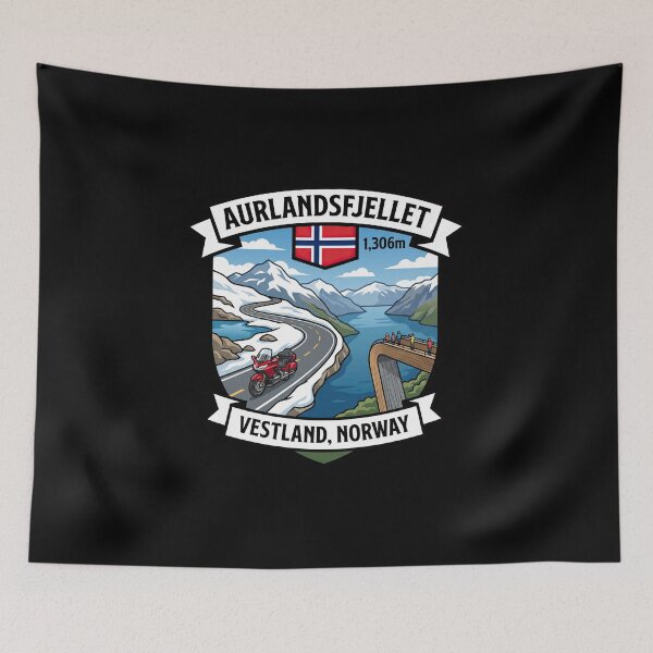 Item preview, Aurlandsfjellet Norway Scenic Route designed and sold by enzoade.
