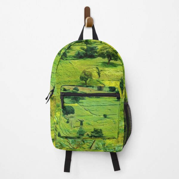 Item preview, Tropical lush green fields designed and sold by Fayes4Art.