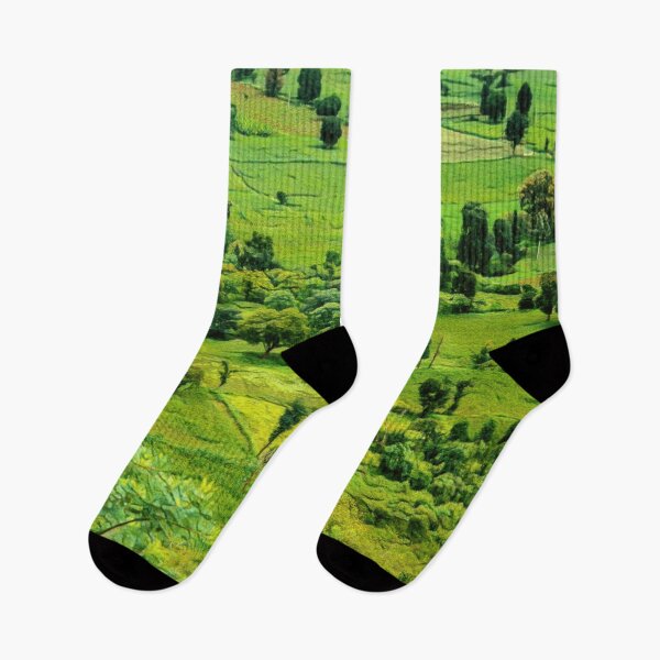 Item preview, Tropical lush green fields  designed and sold by Fayes4Art.
