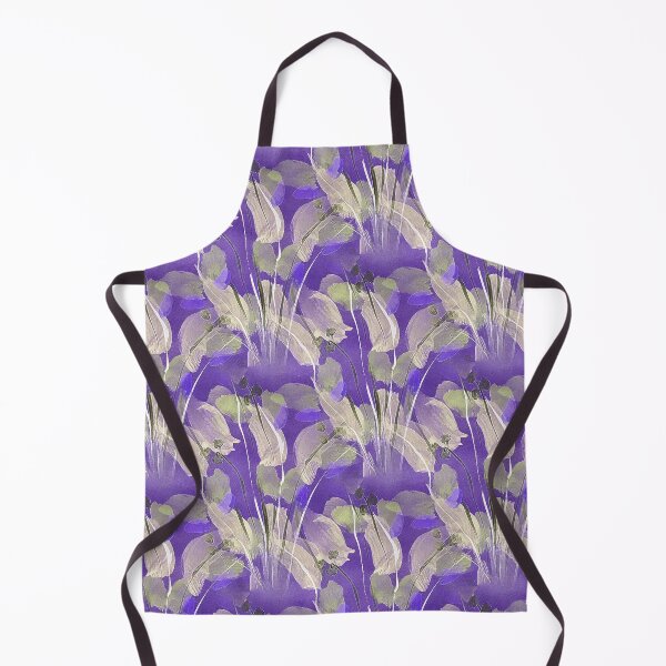 Item preview, Spring Painterly Garden Flowers on Purple designed and sold by Artistestella.