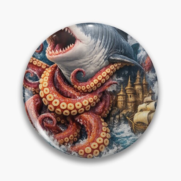 Item preview, The Call of the Deep – Shark & Kraken 5D designed and sold by Minddey.