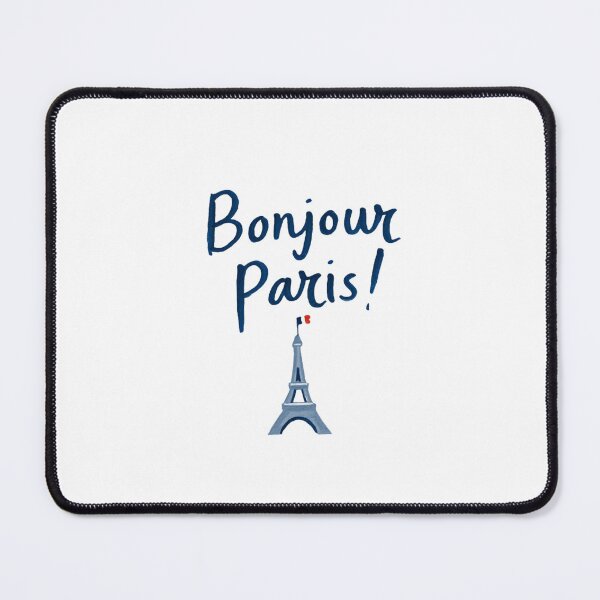 Item preview, Bonjour Paris! – Minimal Eiffel Tower Watercolor Illustration designed and sold by Ramona-Gliga.