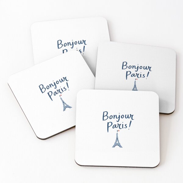 Item preview, Bonjour Paris! – Minimal Eiffel Tower Watercolor Illustration designed and sold by Ramona-Gliga.