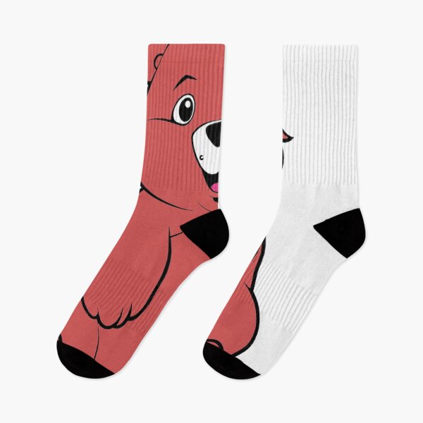 Item preview, Cute Red Cartoon Bear Sitting designed and sold by hurmenkuloni67.