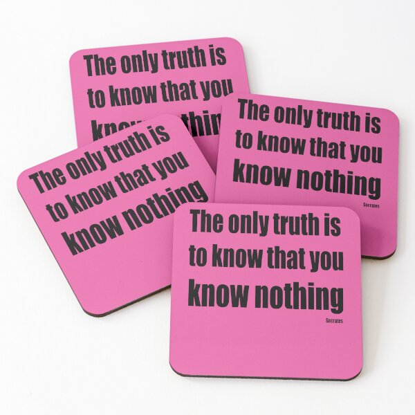 Item preview, The Only Truth To Know Is That You Know Nothing designed and sold by taiche.