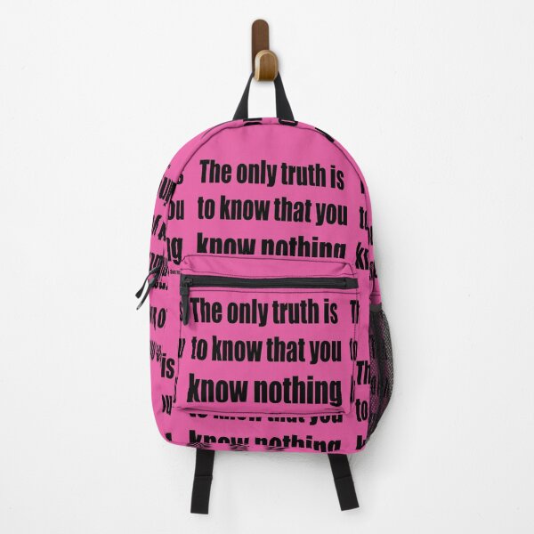 Item preview, The Only Truth To Know Is That You Know Nothing designed and sold by taiche.