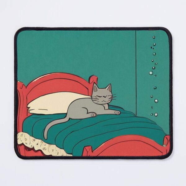 Item preview, Illustration - Domestic Feline Character, Cozy 1950s Interior designed and sold by World-Pets.