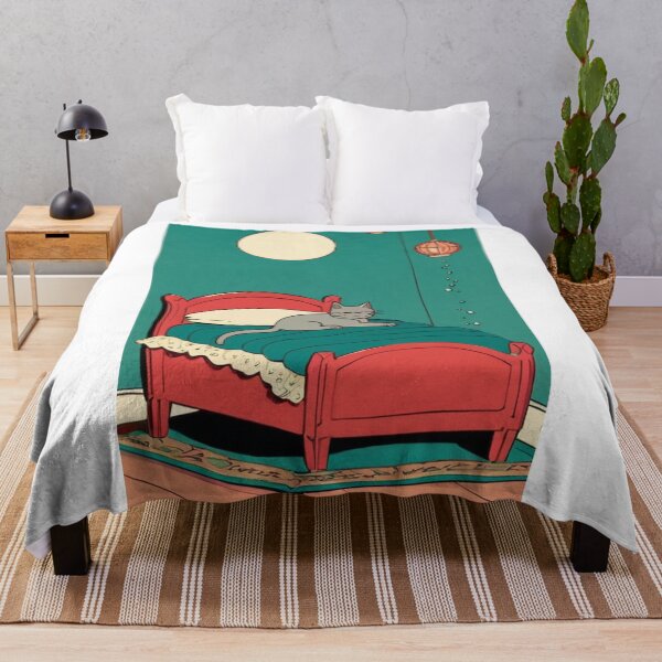 Item preview, Illustration - Domestic Feline Character, Cozy 1950s Interior designed and sold by World-Pets.