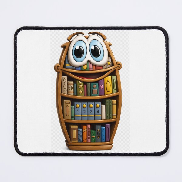 Artikelvorschau, Bücherregal-Cartoon entworfen und verkauft von Scott Hayes.