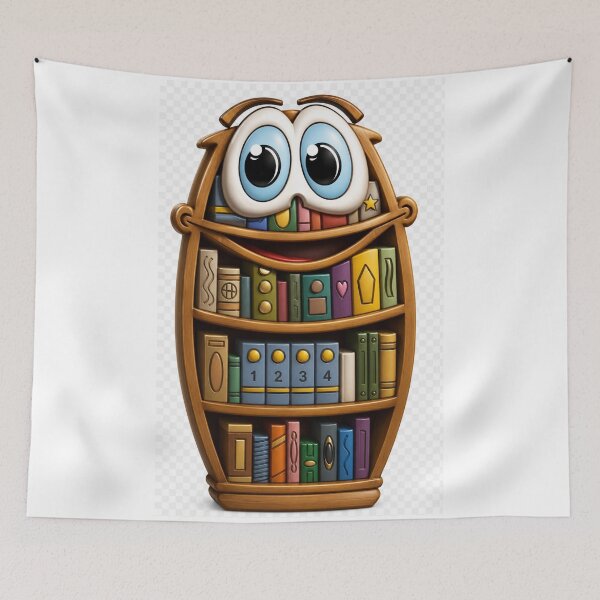 Item preview, Bookcase Cartoon designed and sold by Scott Hayes.